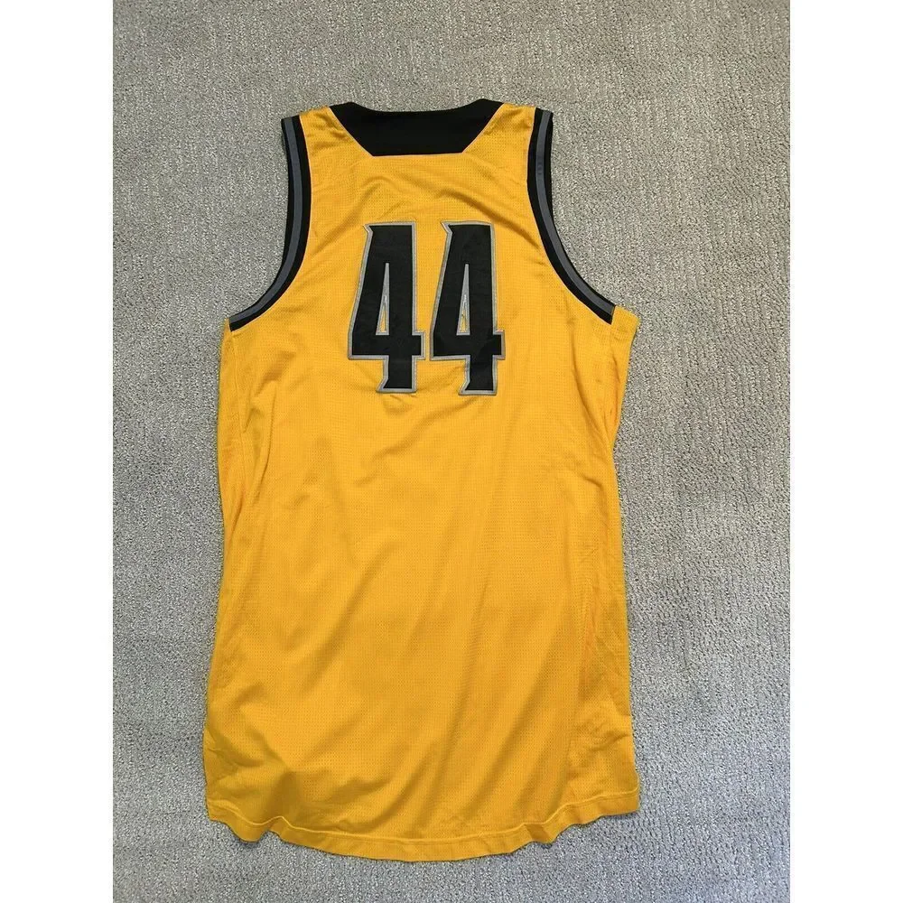 Adidas Team Issued NCAA Basketball Jersey Kennesaw State Owls #44 Yellow XXL 2XT